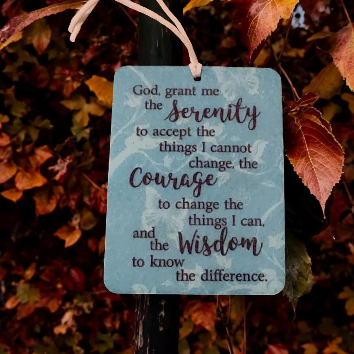 Serenity Prayer Car Freshener