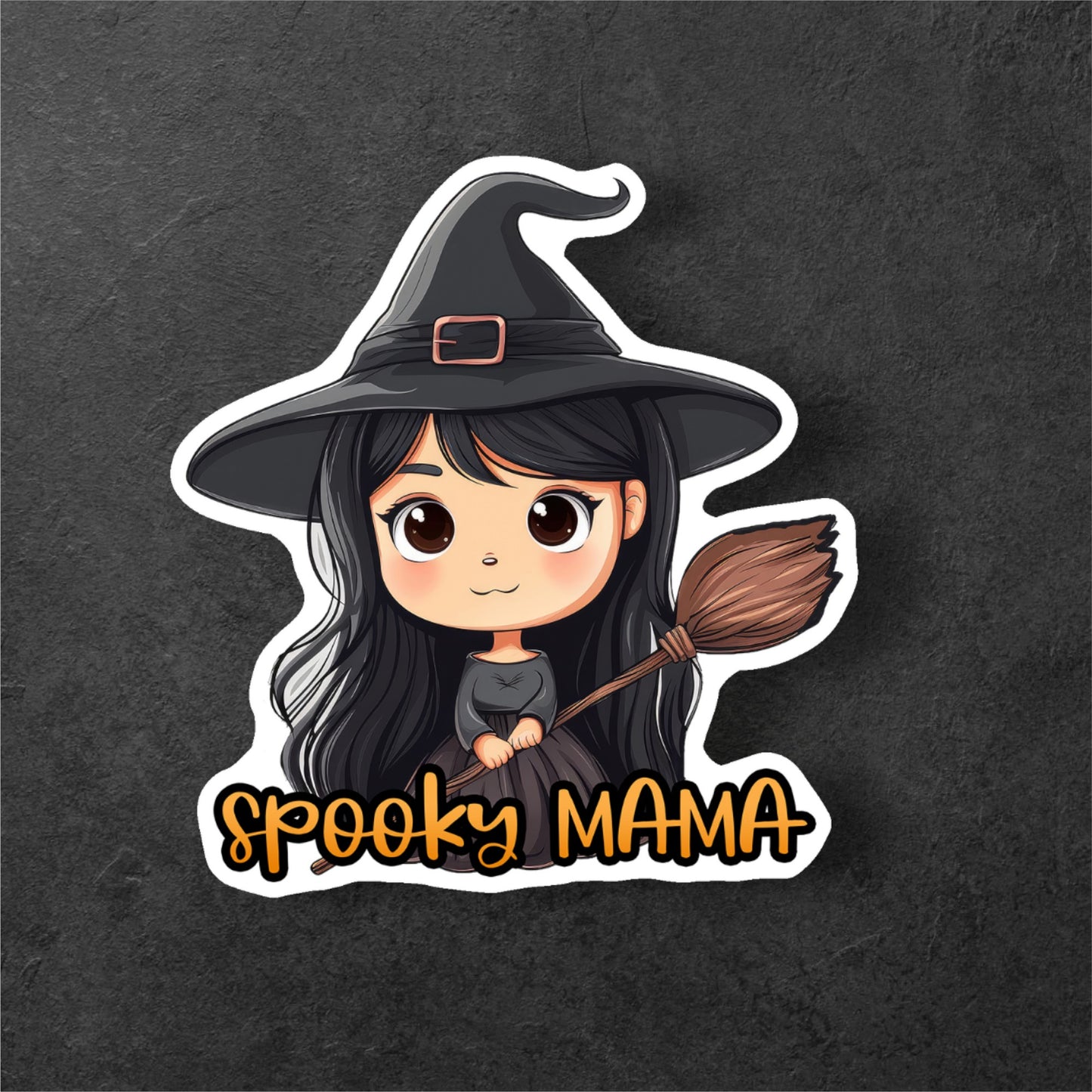 Witchy Cuties- Adorably Spooky Witch Sticker Set (6 pack)