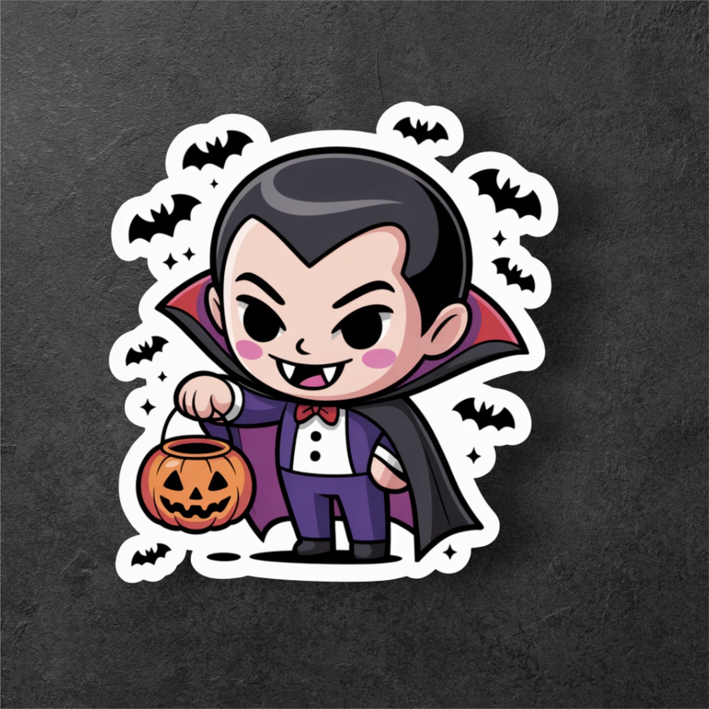 Spooky Legends – Dracula & Frankenstein Sticker Set (6-Pack)