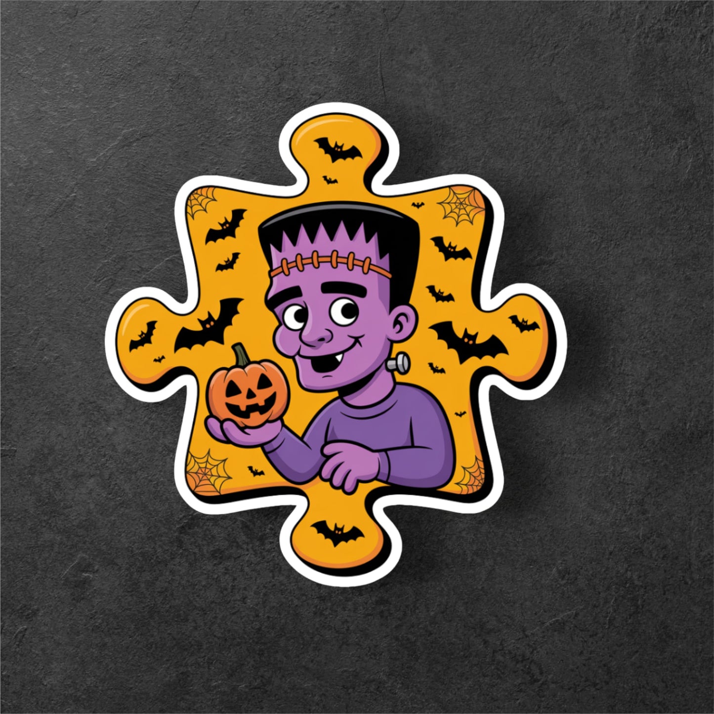 Spooky Legends – Dracula & Frankenstein Sticker Set (6-Pack)