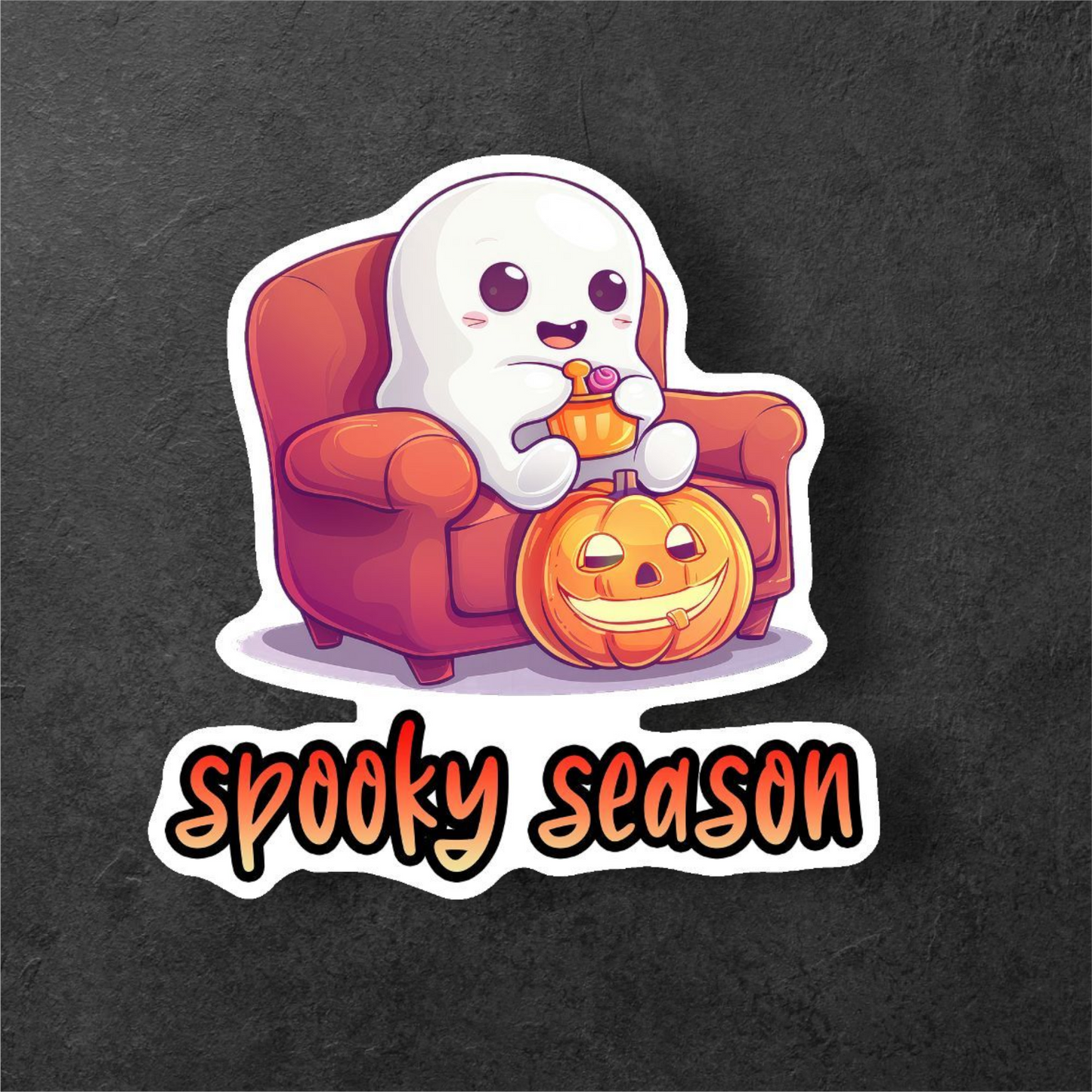 Spookfully Cute – Ghost Sticker Set with Whimsy (6-Pack)