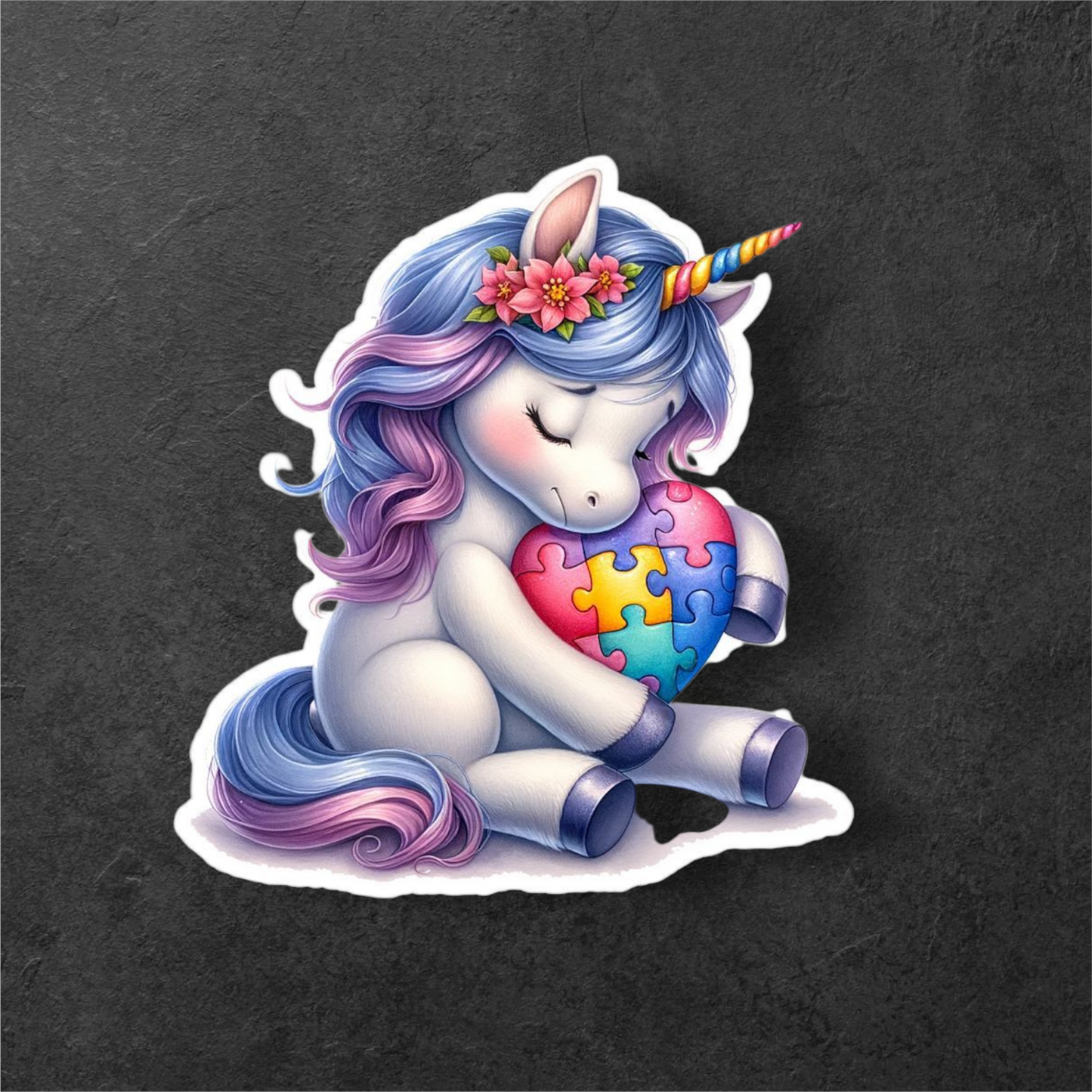 Autism Awareness Animal Stickers – Lion, Tiger, Elephant, Unicorn & More