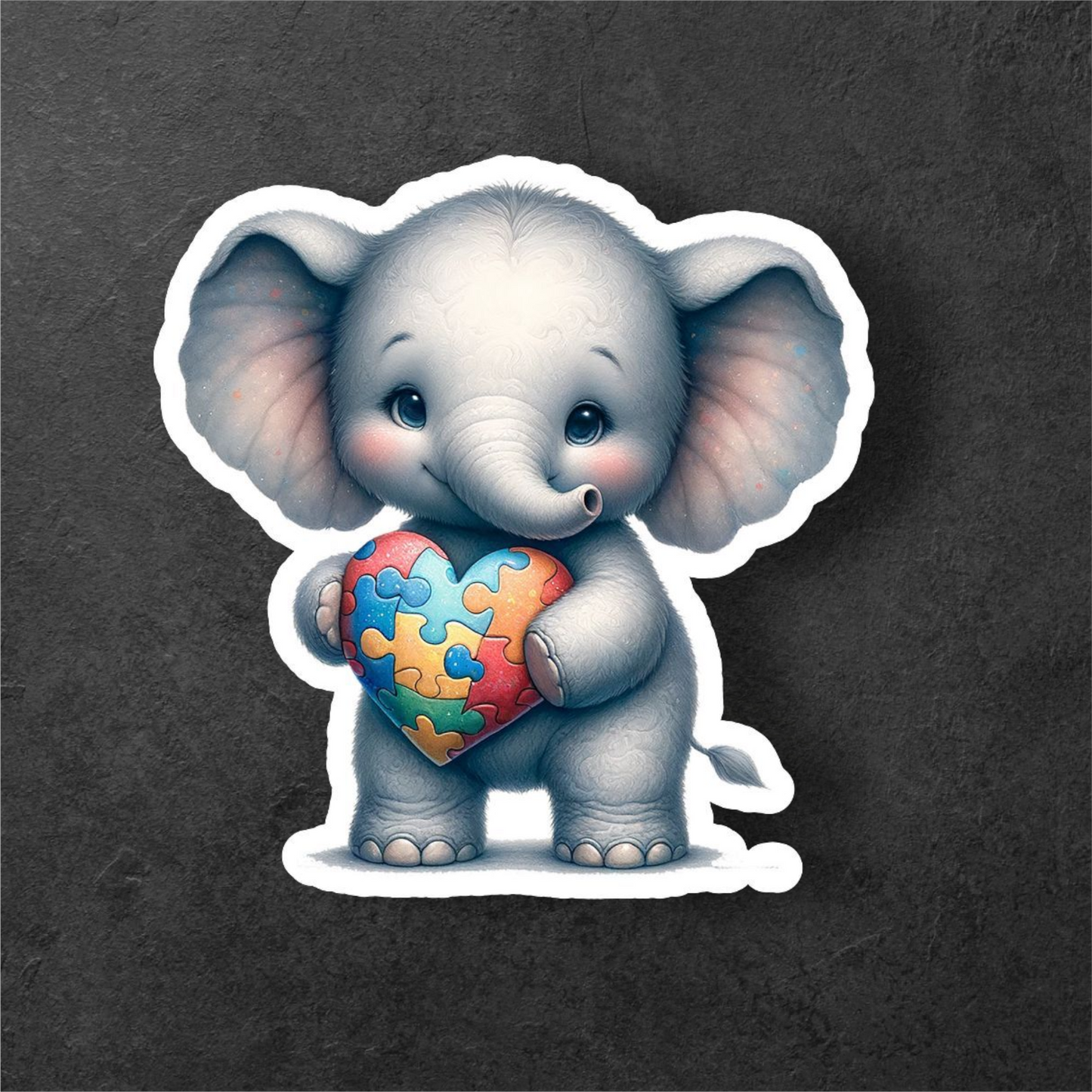 Autism Awareness Animal Stickers – Lion, Tiger, Elephant, Unicorn & More
