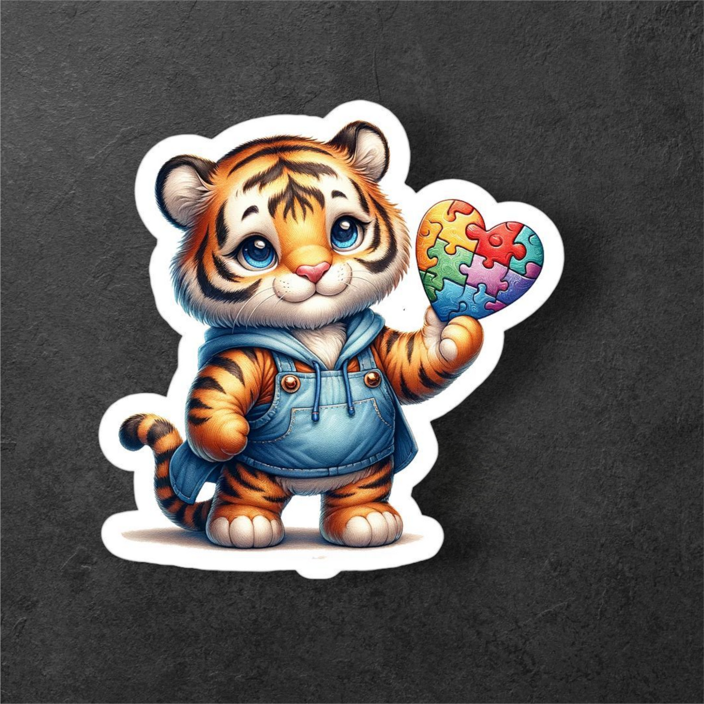 Autism Awareness Animal Stickers – Lion, Tiger, Elephant, Unicorn & More
