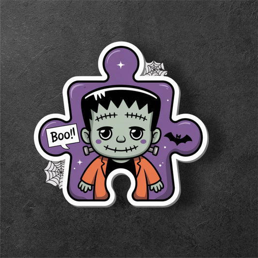 Spooky Legends – Dracula & Frankenstein Sticker Set (6-Pack)