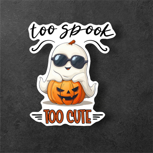 Spookfully Cute – Ghost Sticker Set with Whimsy (6-Pack)